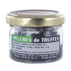 Pelures de truffes noires en conserve 12,5g