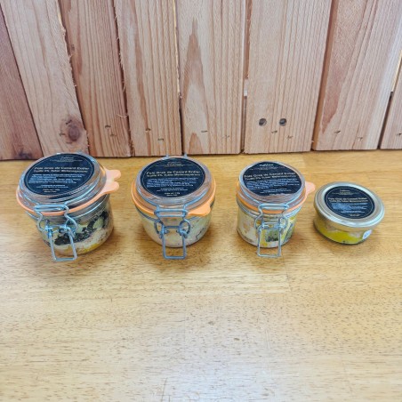 Foie gras de canard entier aux truffes