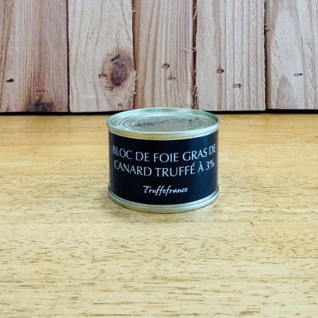 Bloc de foie gras de canard truffé