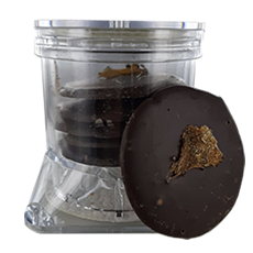 Boite de conservation réutilisable + 6 mendiants chocolat à la truffe