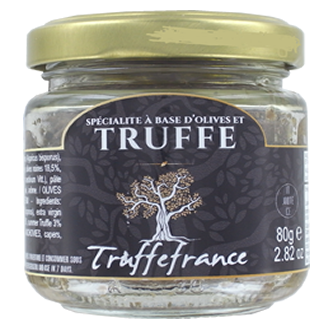 Spécialité à base d'olives et truffes d'été (Tuber Aestivum) 80g