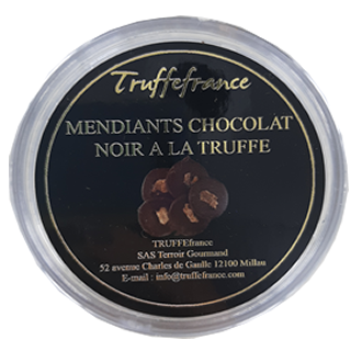 Boite de conservation réutilisable + 6 mendiants chocolat à la truffe