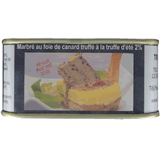 Marbré au foie gras de canard truffé à la truffe d'été 2% - 310g