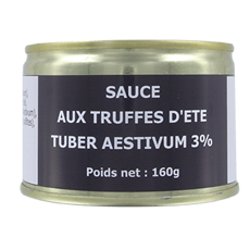 Sauce aux truffes d'été - 3% Tuber Aestivum 160g